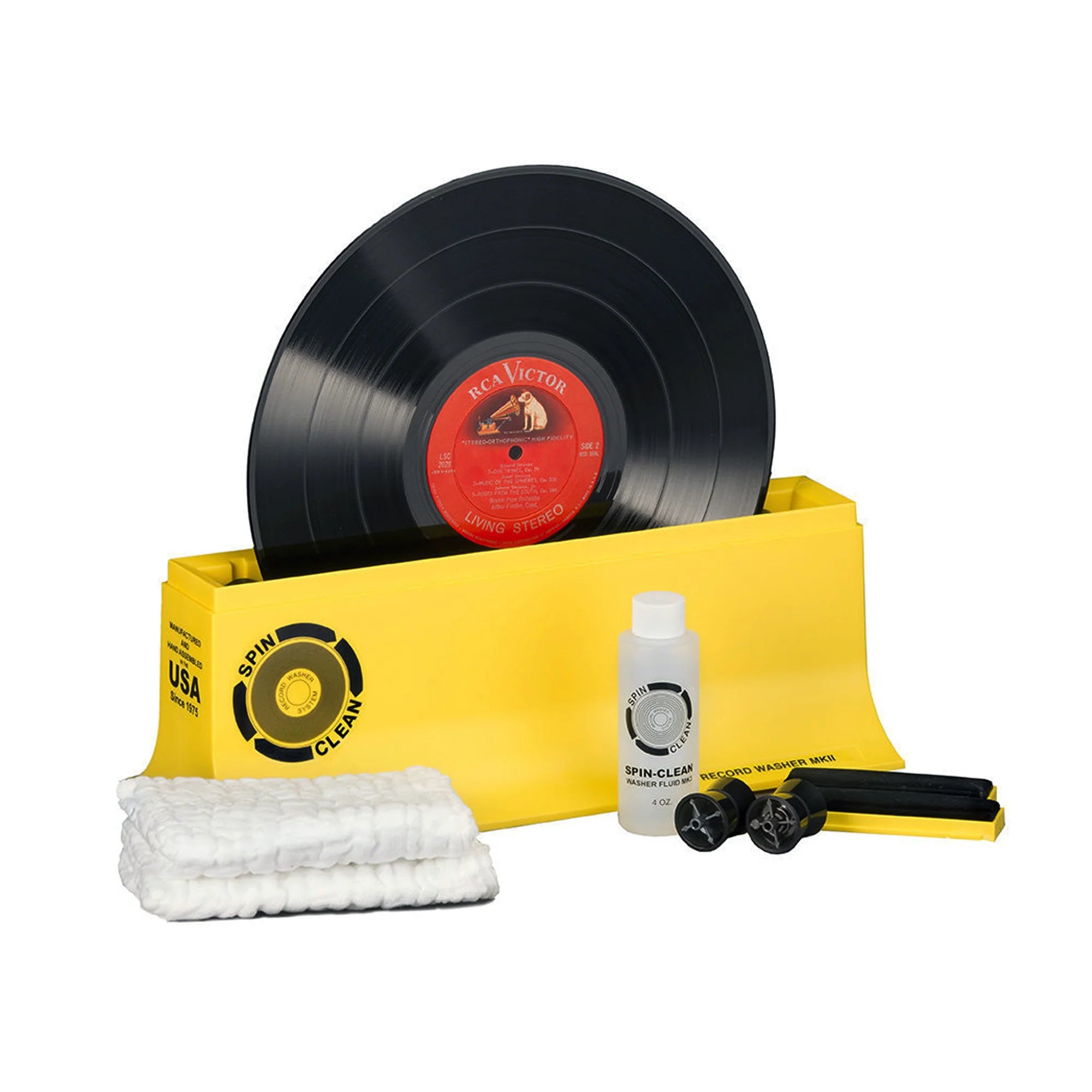 Spin Clean Record Washer MKII Complete Vinyl Cleaning Kit - Professional LP Record Cleaner System for Home Use, Record Player Maintenance & Audio Enthusiasts