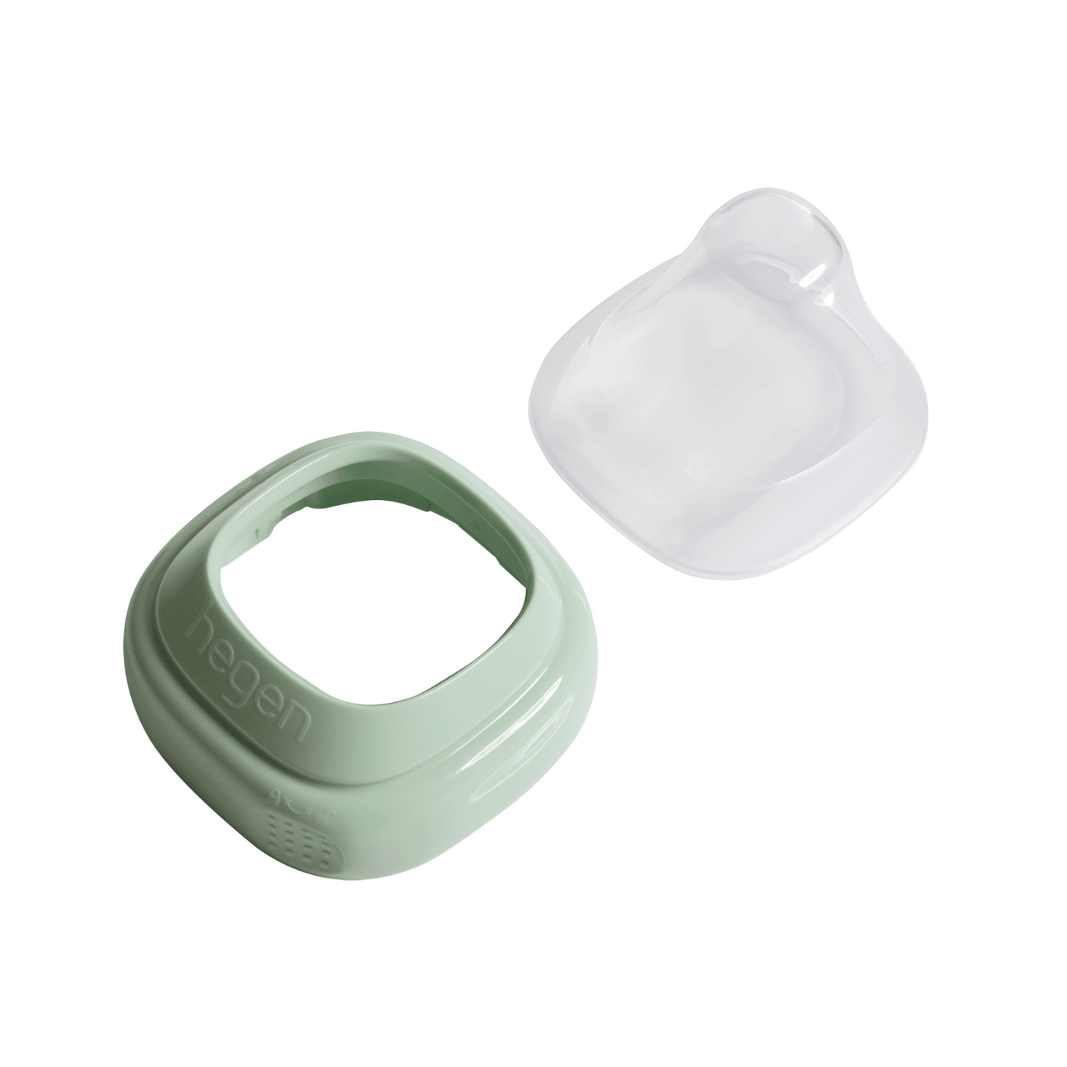 Hegen PCTO™ Dog Collar with Transparent Cover - Adjustable Pet Collar for Small & Medium Dogs, Reflective & Durable Nylon - Perfect for Walking, Training & Outdoor Adventures (Green)