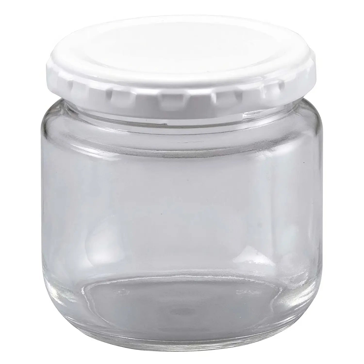 Premium EBM Glass Jam Jars with Airtight Lids - 12oz Mason Jars for Homemade Preserves, Honey Storage & DIY Crafts - Ideal for Canning, Gift Packaging & Kitchen Organization