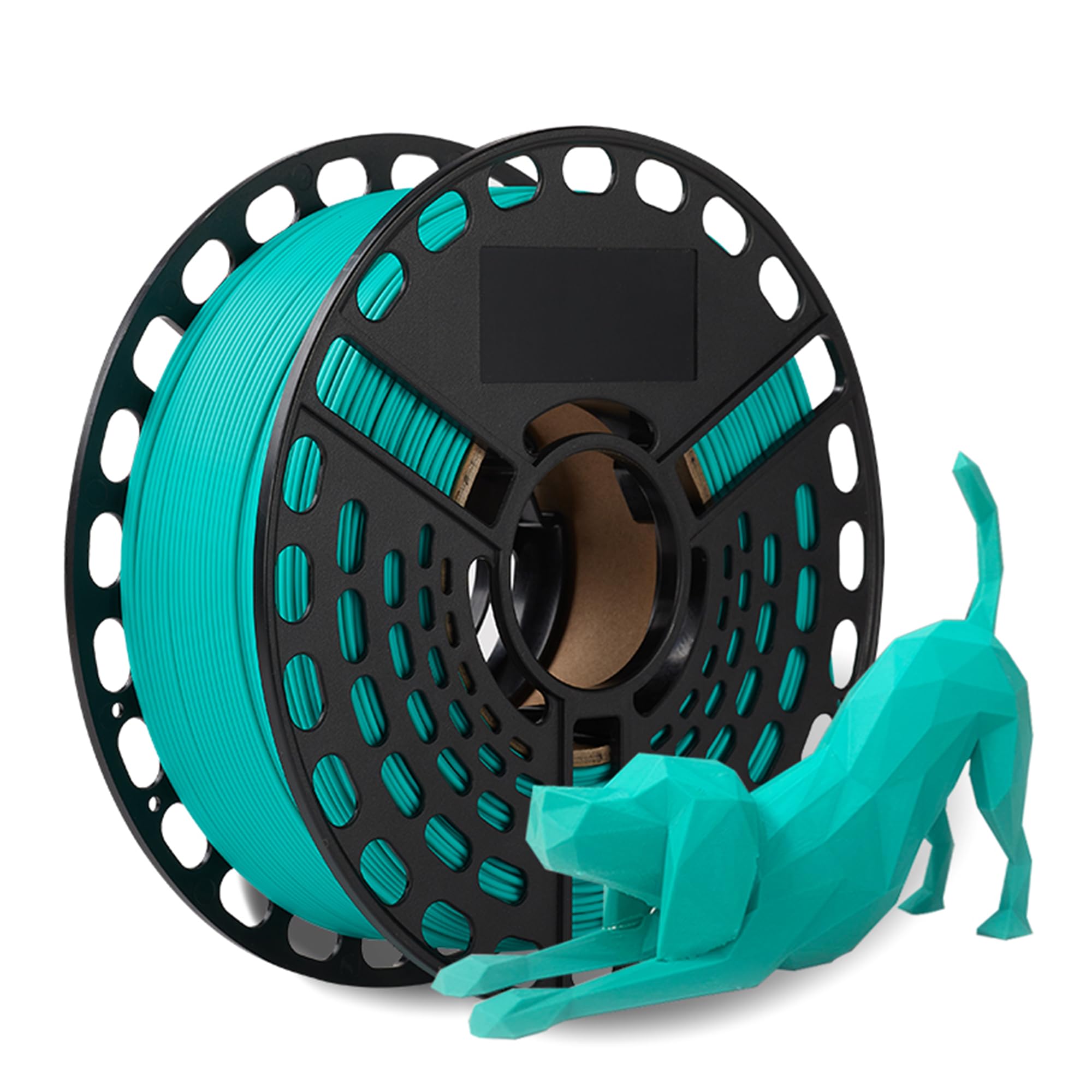 High-Speed PLA+ 3D Printer Filament 1.75mm - High Toughness, Dimensional Accuracy +/- 0.02mm, 1kg Spool (2.2lbs) - Compatible with Bambu Lab AMS Lite & Most FDM 3D Printers - Perfect for Rapid Prototyping, Cosplay Props & Functional Prints - Green