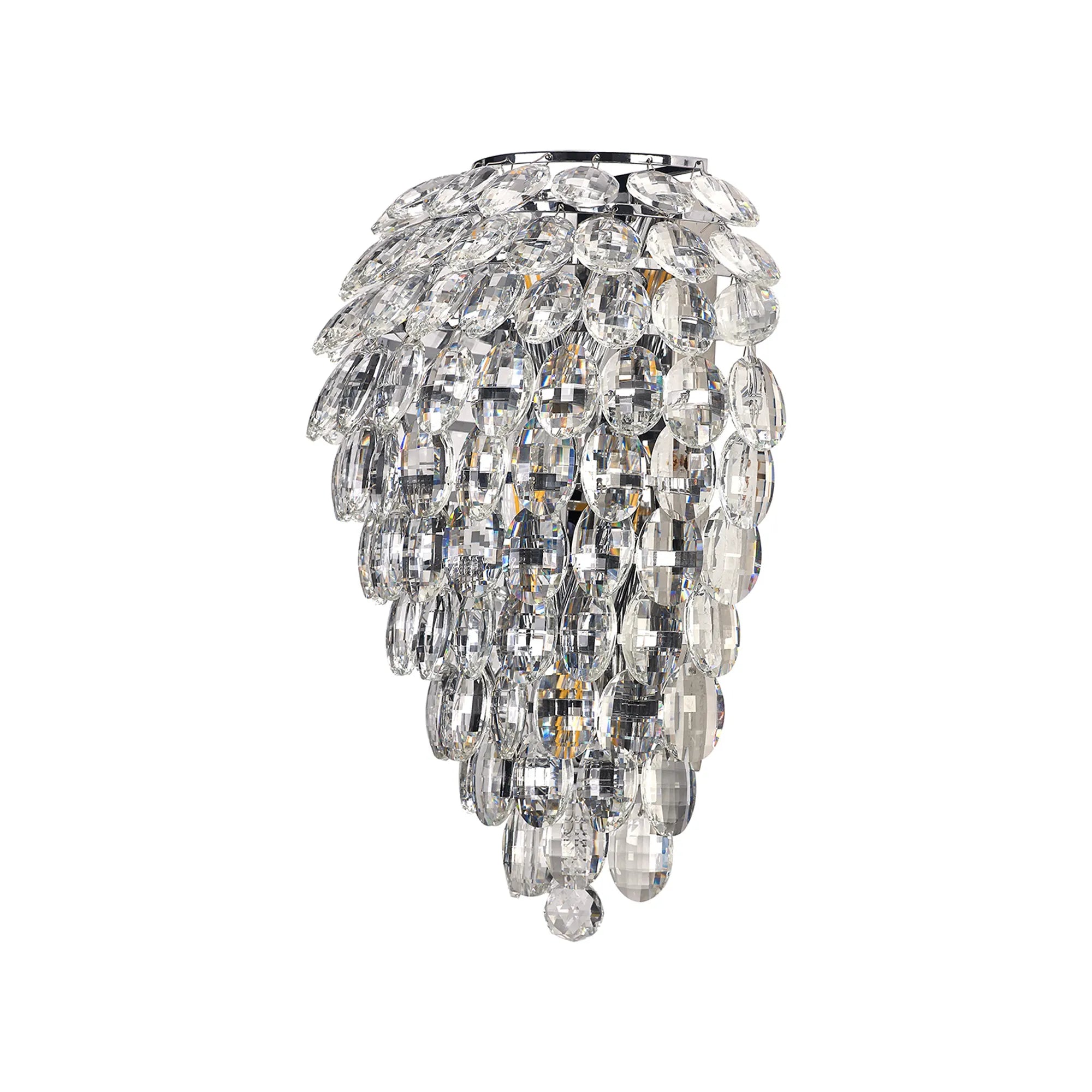 Consten Modern Tall Wall Lamp with 4 E14 Bulb Sockets - Perfect for Living Room, Bedroom, or Hallway Lighting