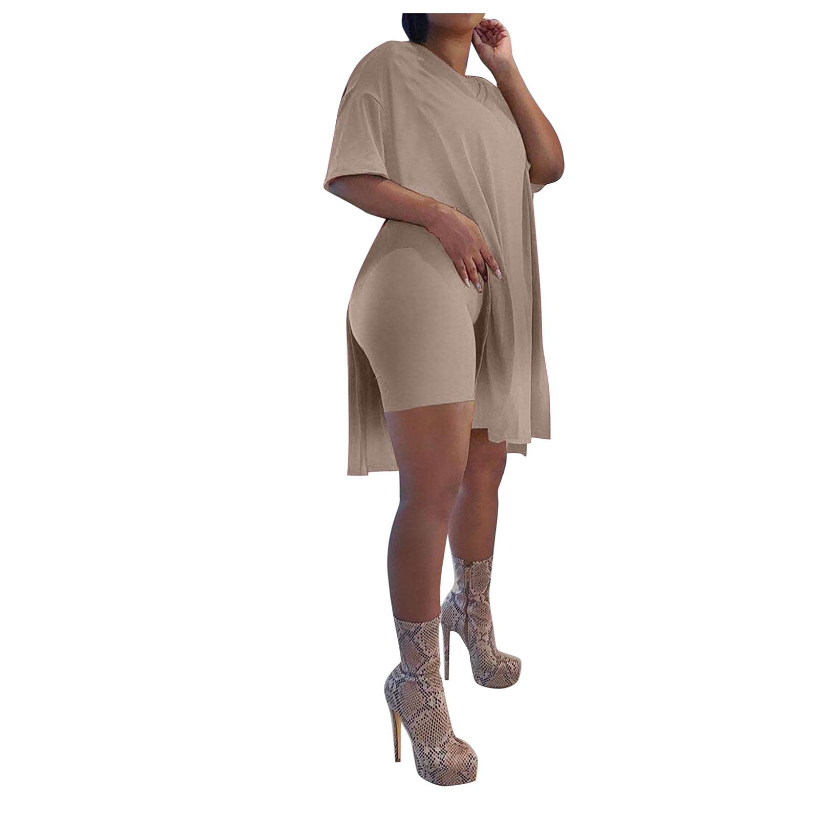 Women's Workout Set - Loose Blouse & Leggings for Gym & Casual Wear