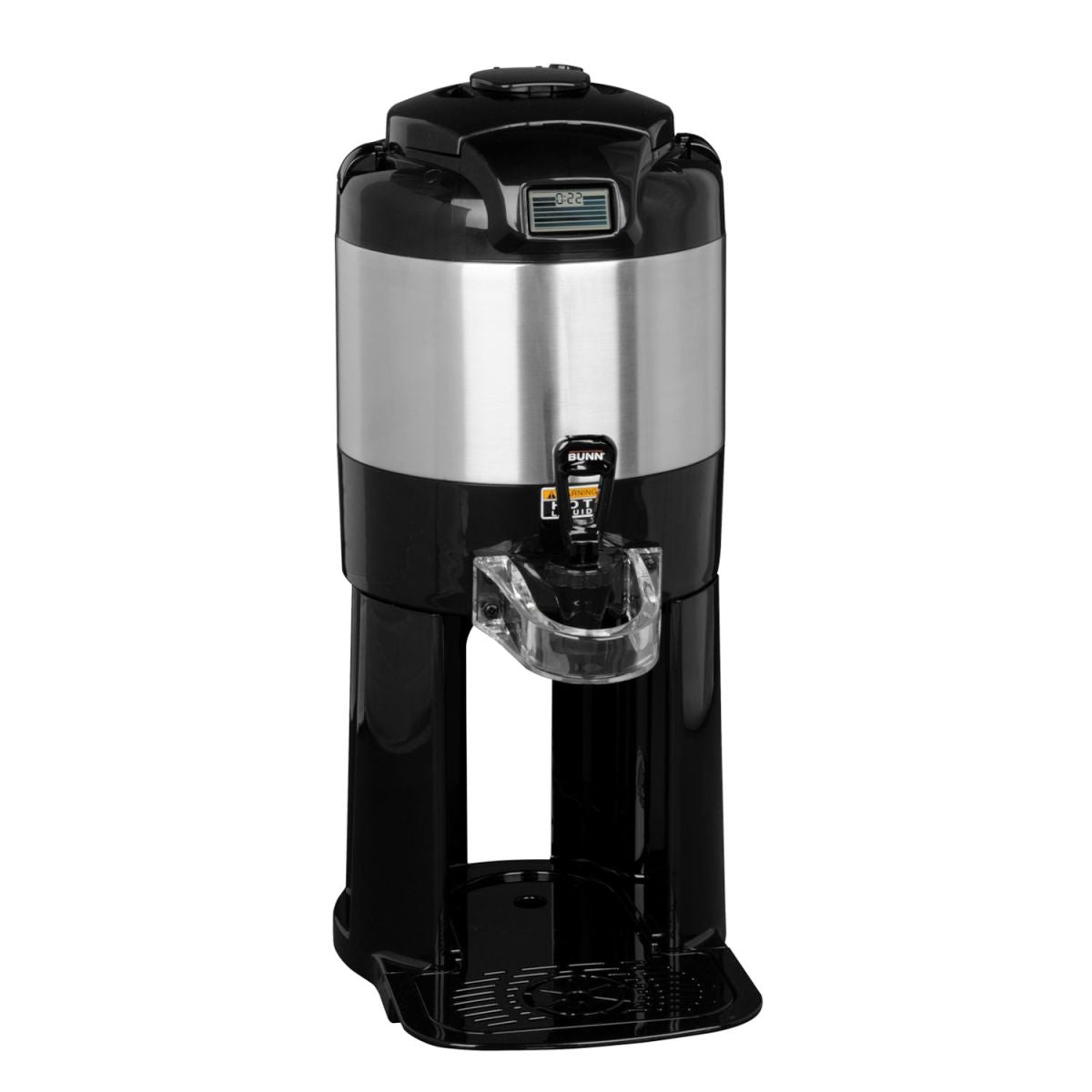BUNN Dual BrewWISE ThermoFresh DBC 120/240V Commercial Coffee Brewer with Funnel Locks - Perfect for Offices, Restaurants & Cafes