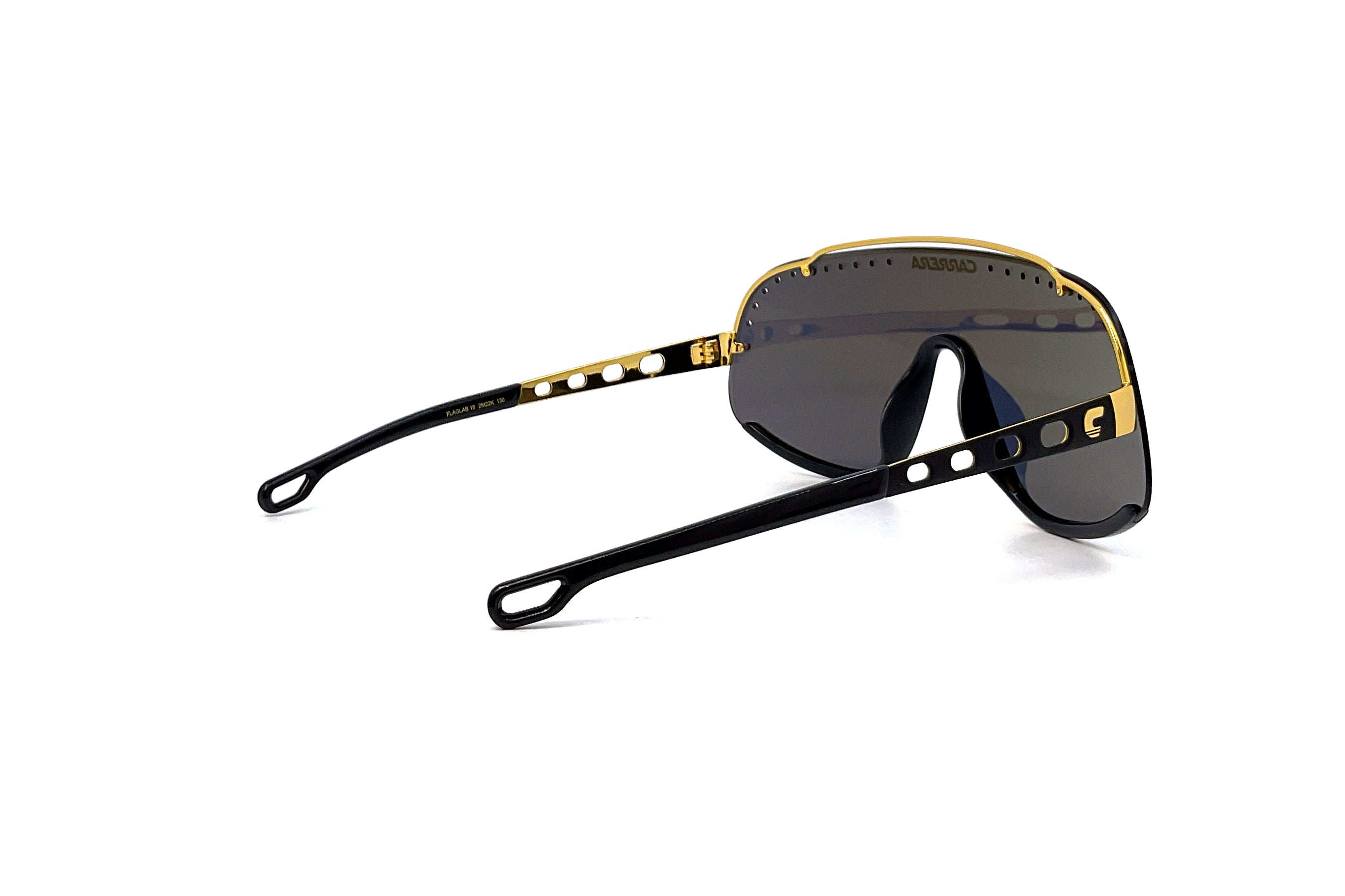 Carrera Flaglab 16 Sunglasses - Black Gold Aviator Style for Men & Women | UV Protection, Polarized Lenses for Driving, Outdoor Sports & Fashion
