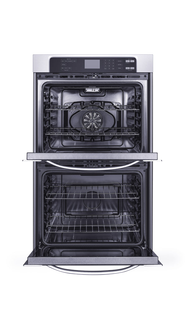 30 Inch Double Self-Cleaning Convection Oven - Perfect for Baking, Roasting & Family Meals | Large Capacity Countertop Oven for Home Kitchen