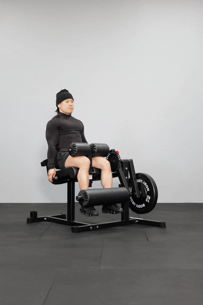 Premium Body Iron Leg Extension & Curl Machine for Home Gym - Strength Training Equipment for Thighs & Hamstrings - Perfect for Leg Workouts, Muscle Building & Fitness Enthusiasts