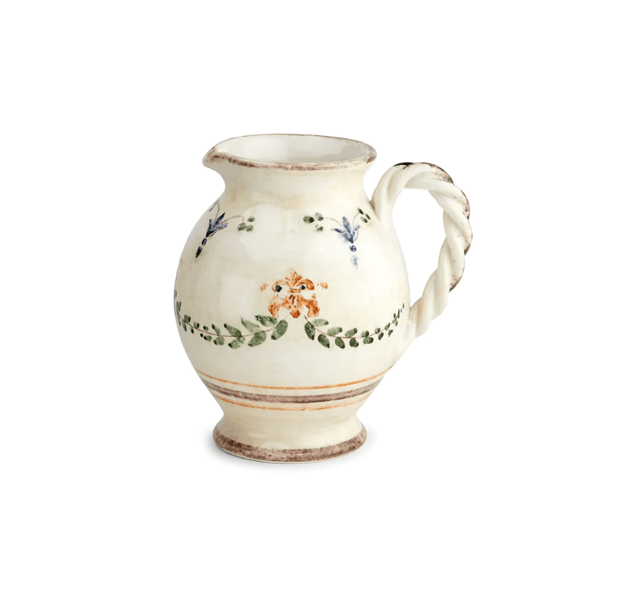Arte Italica Small Pitcher - Handcrafted Italian Ceramic Creamer for Coffee & Tea | Elegant Tableware for Breakfast, Brunch & Entertaining