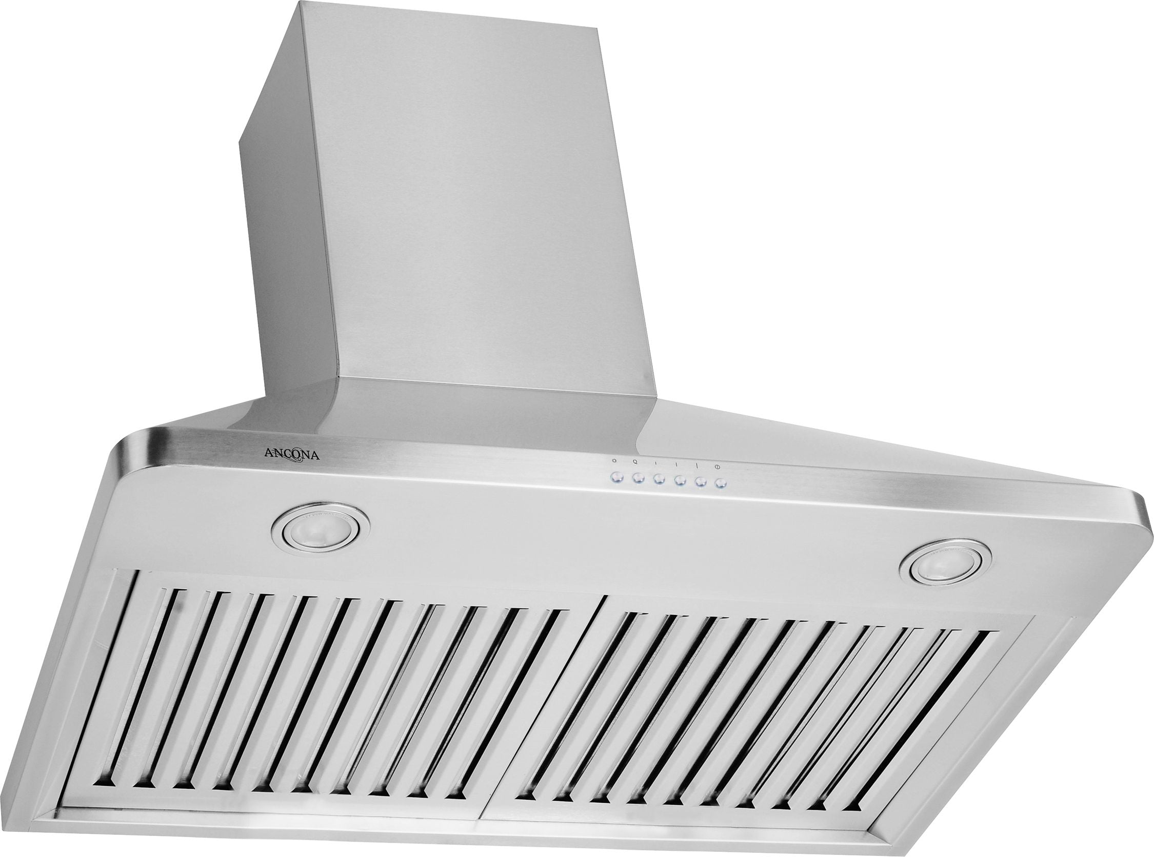 Wall Chef LED 30 Inch 600 CFM Ducted Wall Mount Range Hood - Powerful Kitchen Ventilation for Smoke & Odor Removal - Perfect for Modern Home Cooking, Grilling & Frying