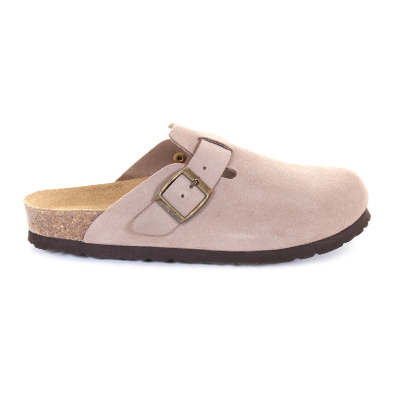 Women's Riva Soft Footbed Nubuck Clog - Comfortable Slip-On Shoes for Women - Perfect for Casual Wear, Home, and Outdoor Activities