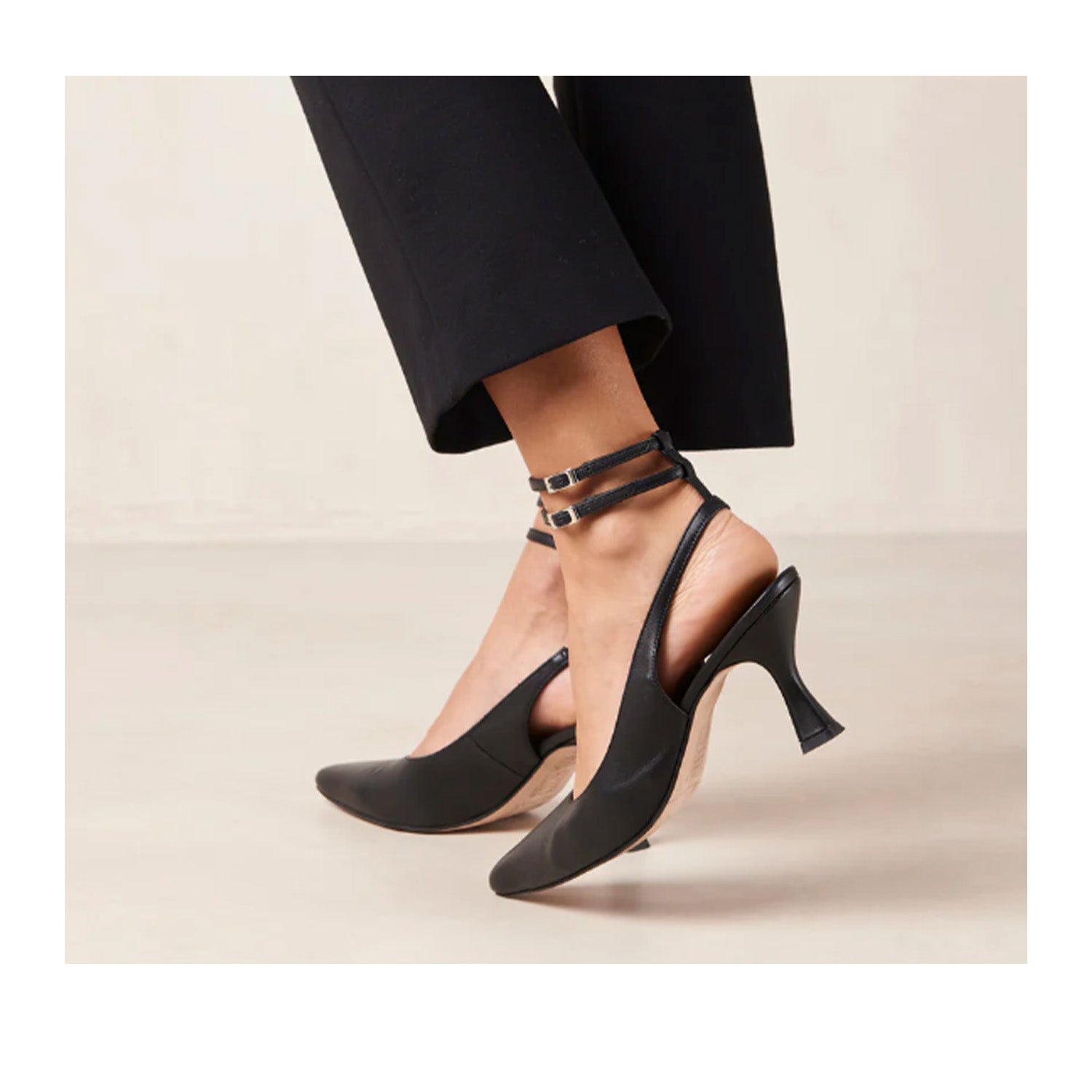Alohas Women's Louise Black Leather Boots - Stylish & Comfortable Ankle Boots for Casual Outings, Work & Date Nights
