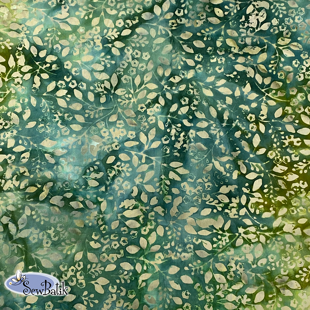 112 Batik Cotton Valhalla Shady Glade Fabric - Premium 11-Piece Cut Only for Quilting, Dressmaking & Home Decor Projects
