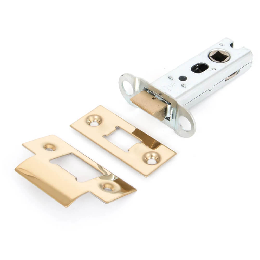 Premium Polished Brass Heavy Duty PVD Mortice Latches - Durable Door Hardware for Home, Office & Commercial Use