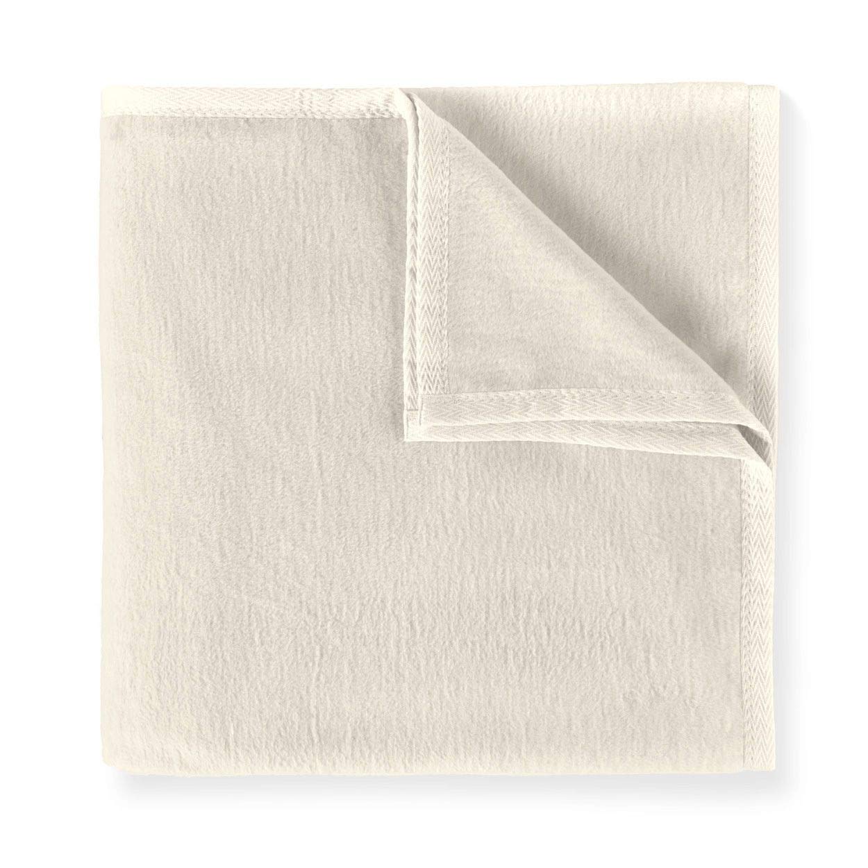 Peacock Alley All Seasons Luxury Cotton Blanket - 100% Long Staple Soft Cotton Blanket for Sofa, Bed & Crib - King, California King, Linen - Perfect for Home Decor, Cozy Evenings & Baby Nursery