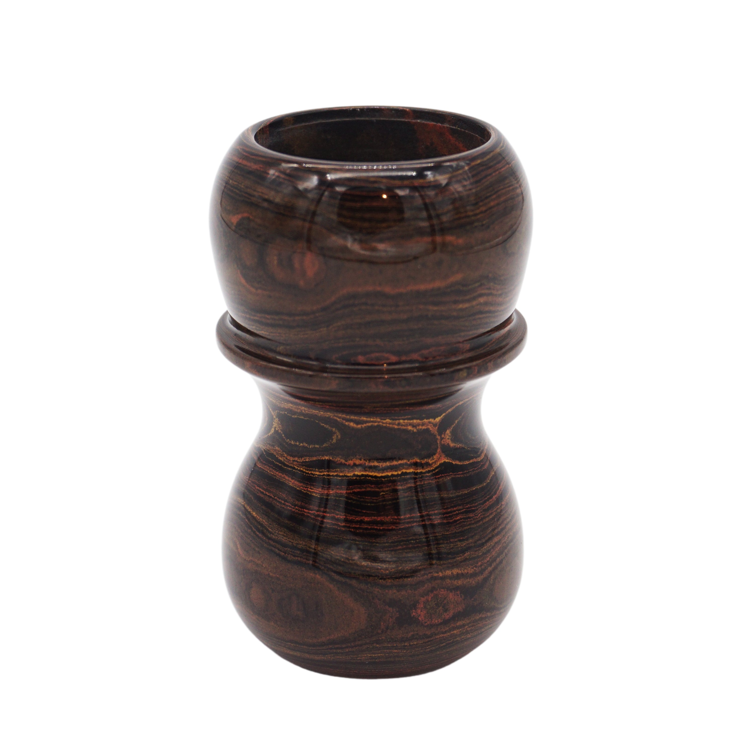Premium Honey Ebonite Handcrafted Shaving Brush Handle - Fits 24mm & 26mm Knots - Perfect for Wet Shaving & Grooming Gifts for Men