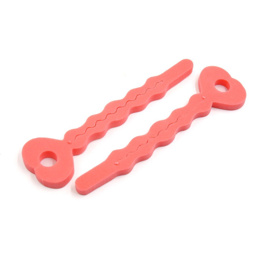 Ubersweet® 6-Piece Pink Sponge Hair Rollers Set - DIY Home Salon Hair Curlers & Clips for Soft Curls - Perfect for Styling, Waving, and Volumizing at Home