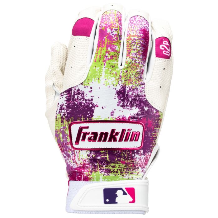 Franklin Youth Tee Ball Batting Gloves - Grow to Pro Baseball Training Gloves for Kids - Perfect for Little League, Practice, and Game Day Performance