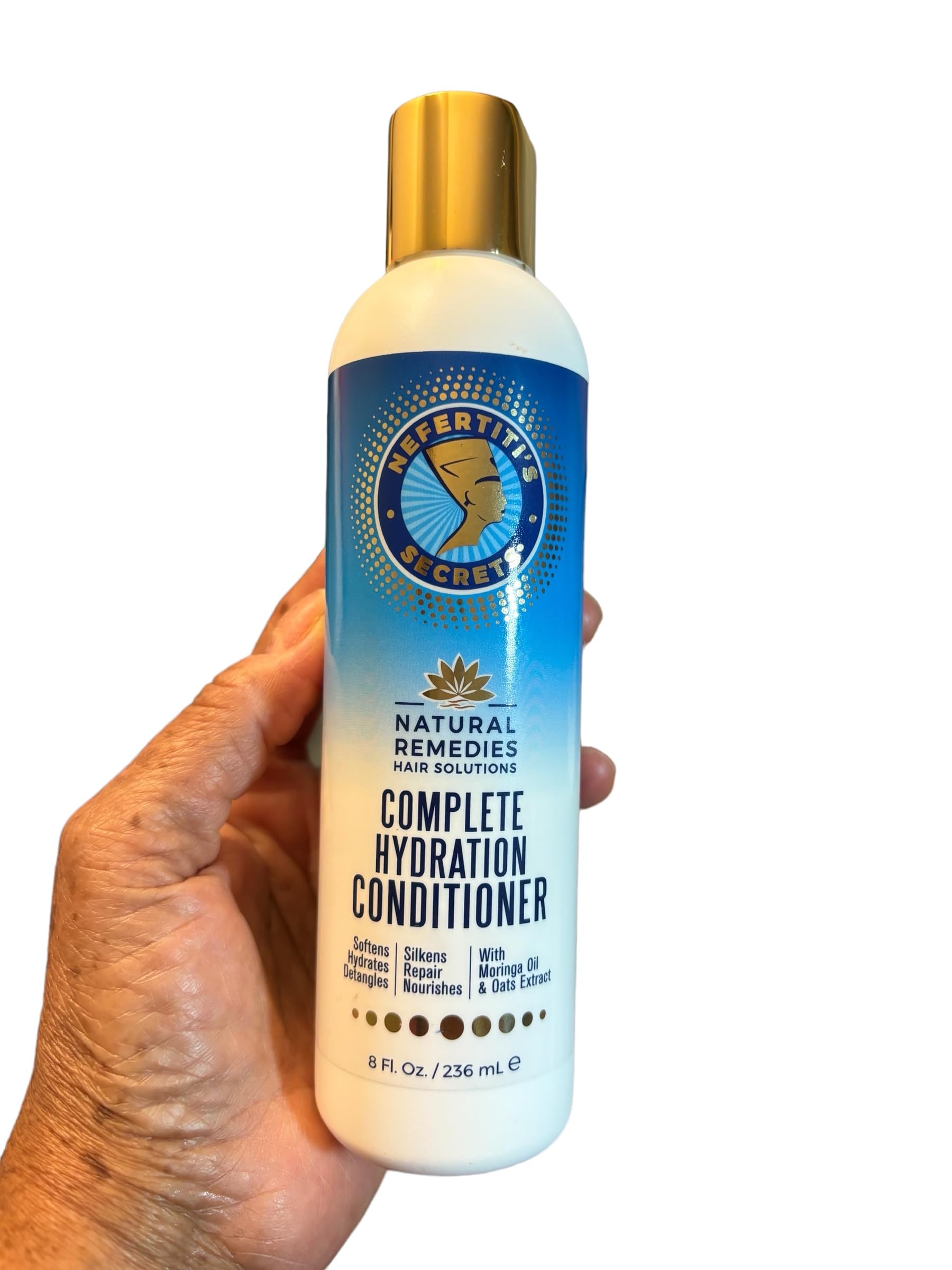 Nefertiti’s Secrets Natural Hair Care Set | 100% Pure Organic Oils Hydration Combo | Shampoo, Conditioner & Hair Treatment Kit | 7-Piece Gift Set for Dry, Damaged Hair | Perfect for Daily Hair Care & Gifting