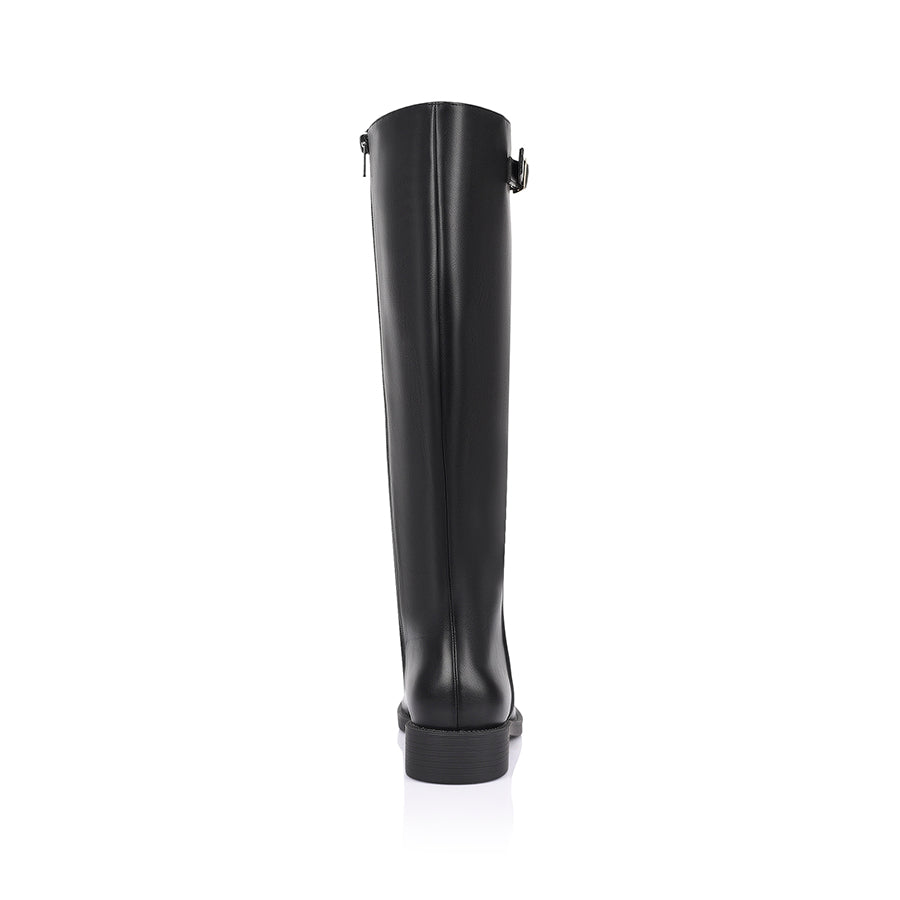 Garfield Wide Calf Tall Boots for Women - Comfortable Black Knee High Boots for Wide Calves | Perfect for Work, Winter & Casual Outfits