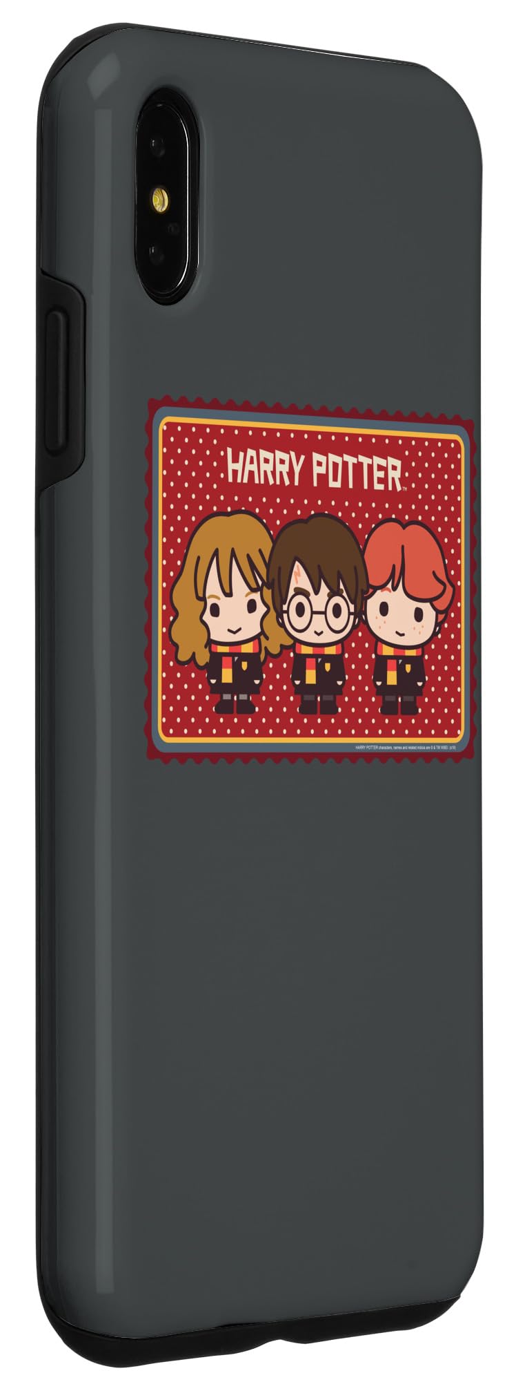 Harry Potter Gryffindor Chibis iPhone XS Max Case - Cute & Durable Phone Cover for Fans - Perfect for School, Work & Magic Themed Events