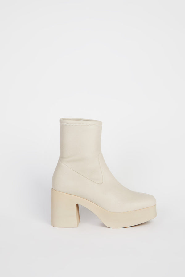 Intentionally Blank Marlowe Boot in Cream - Stylish Women's Ankle Boots for Casual Wear & Fall Fashion