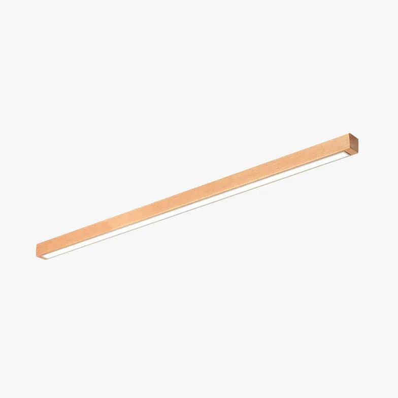 Modern Rectangular LED Wooden Hallway Ceiling Light Fixture - Energy Efficient Dimmable Lighting for Entryway, Corridor, and Staircase - Perfect for Home, Office, and Commercial Spaces