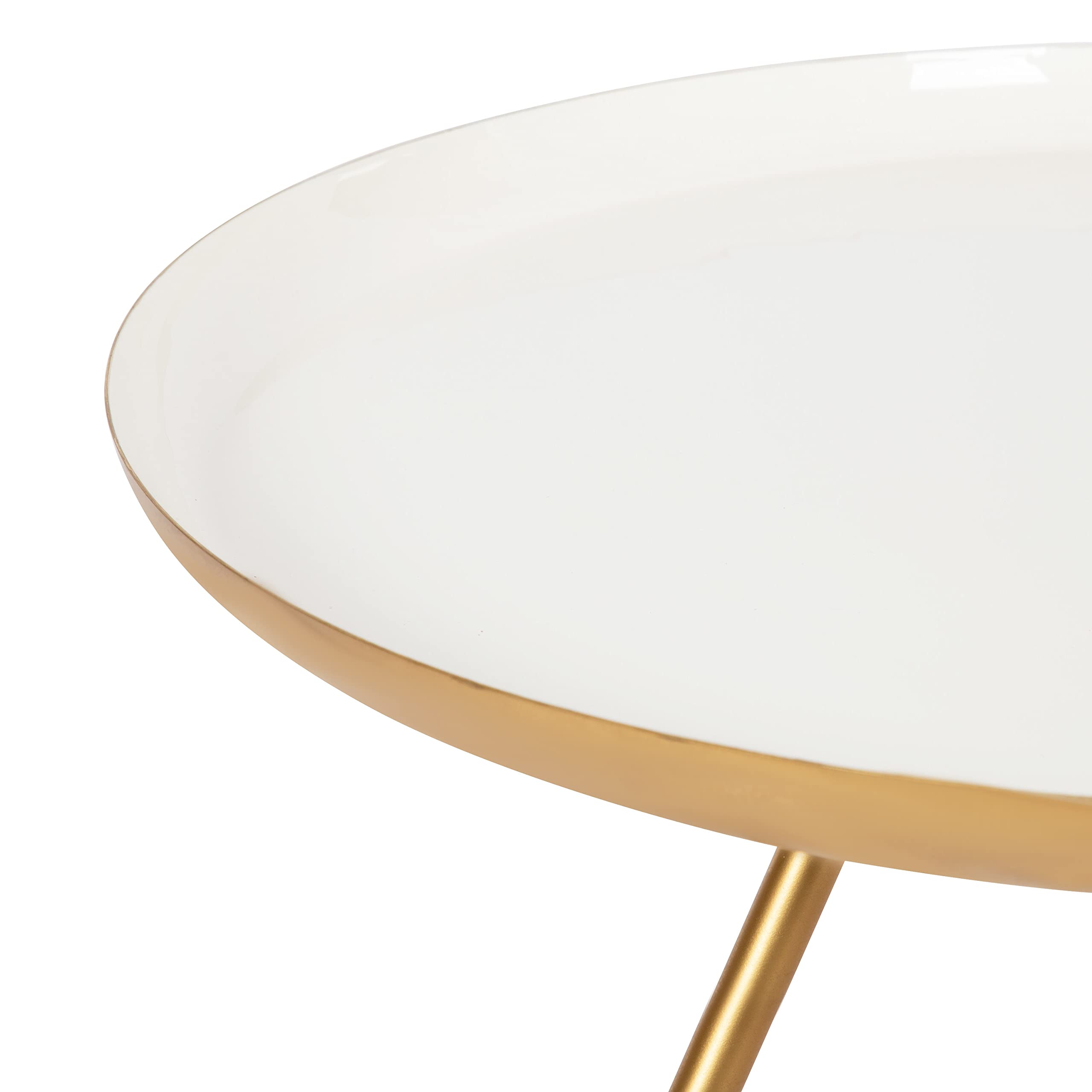 Kate & Laurel Laranya Modern Metal Coffee Table - 25
