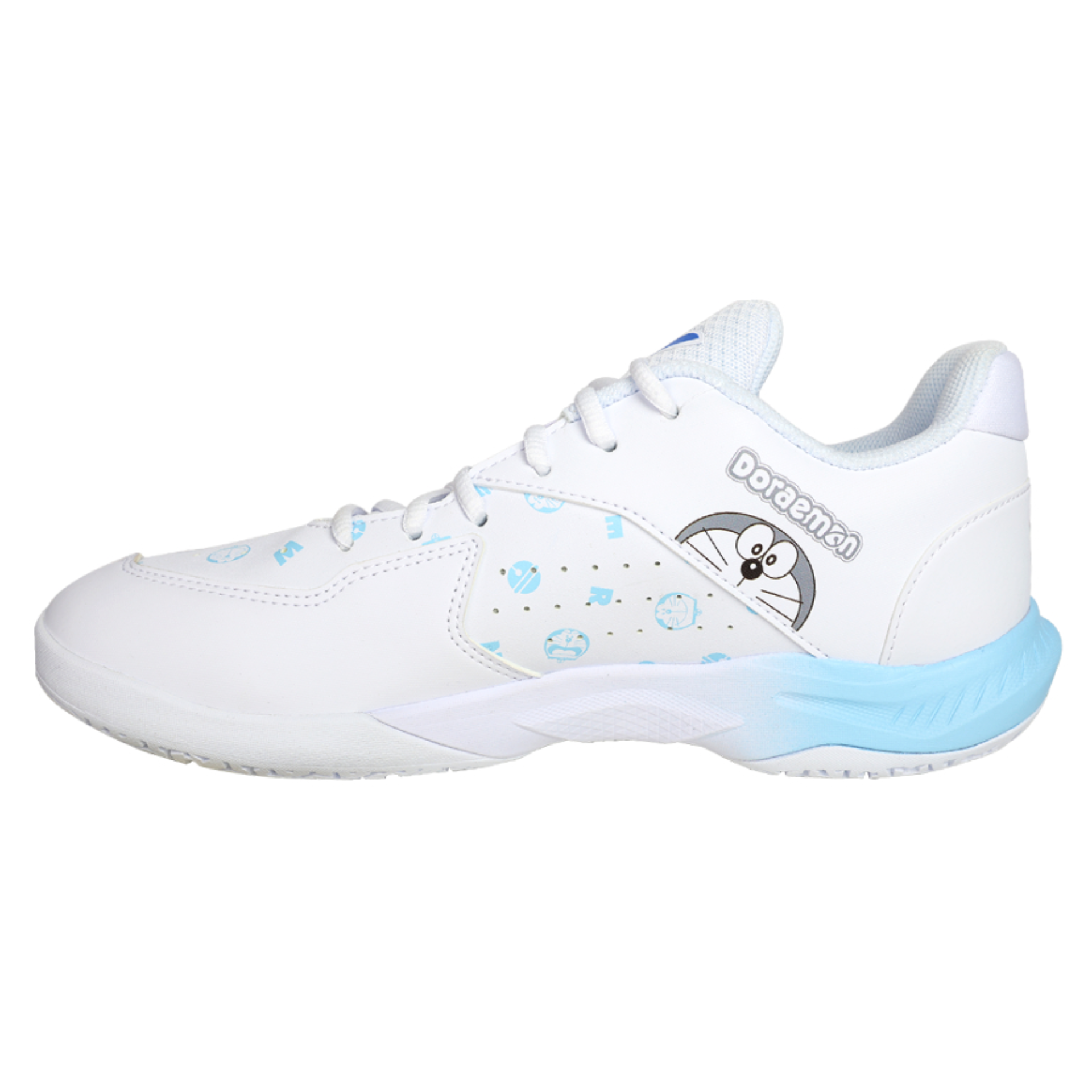 Victor X Doraemon P DRM A Indoor Court Shoes for Badminton & Volleyball - Lightweight Non-Slip Sneakers [Bright White] - Perfect for Gym, Sports & Casual Wear