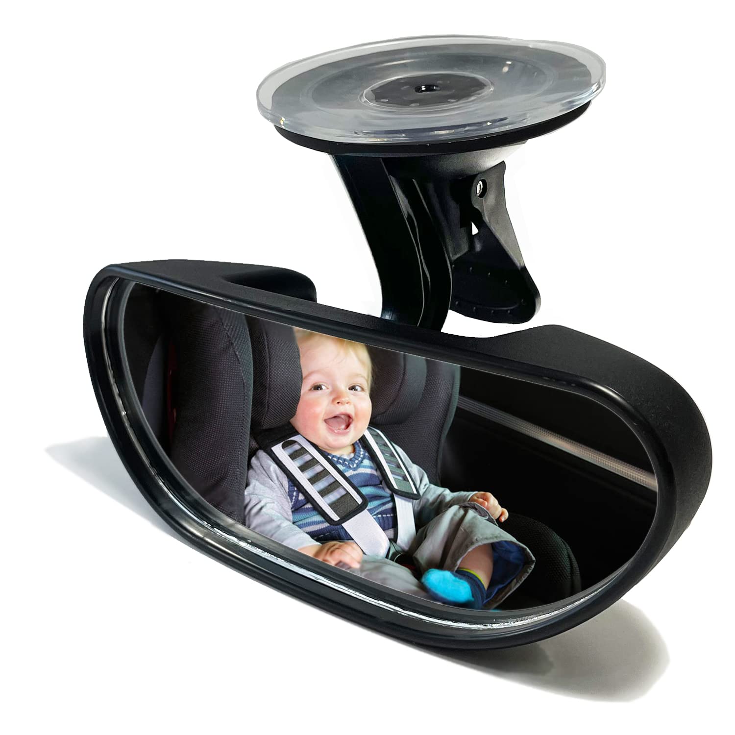 **KITBEST Shatterproof Rear View Baby Car Mirror – Adjustable Back Seat Mirror for Infants & Newborns – Safe & Durable for Easy Monitoring While Driving**    *(Perfect for Road Trips, Daily Commutes, and Keeping an Eye on Your Little Ones Safely)*