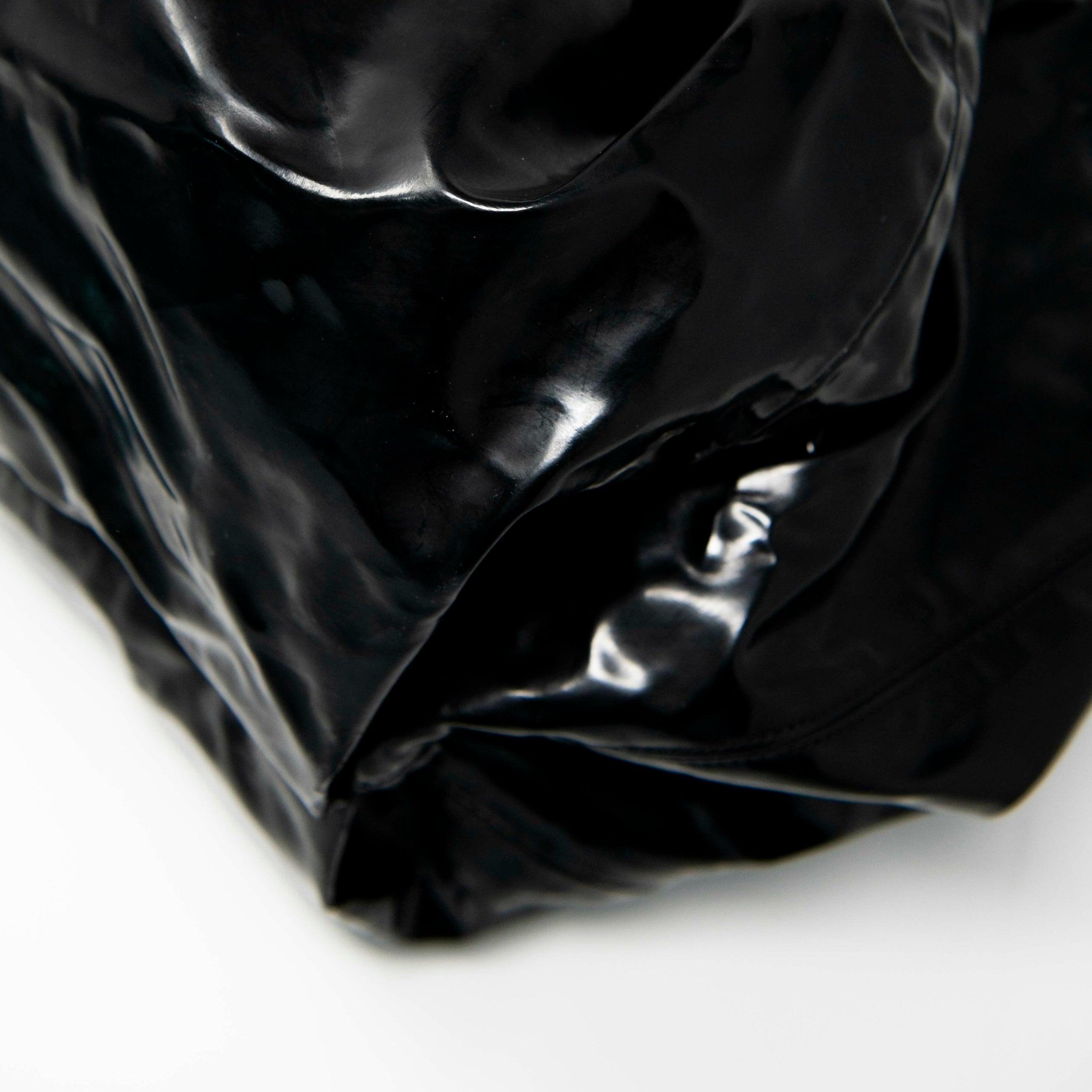 Chanel Black Vinyl XL Cabas Hobo Bag - Luxury Designer Shoulder Tote for Women | Perfect for Work, Travel & Everyday Use