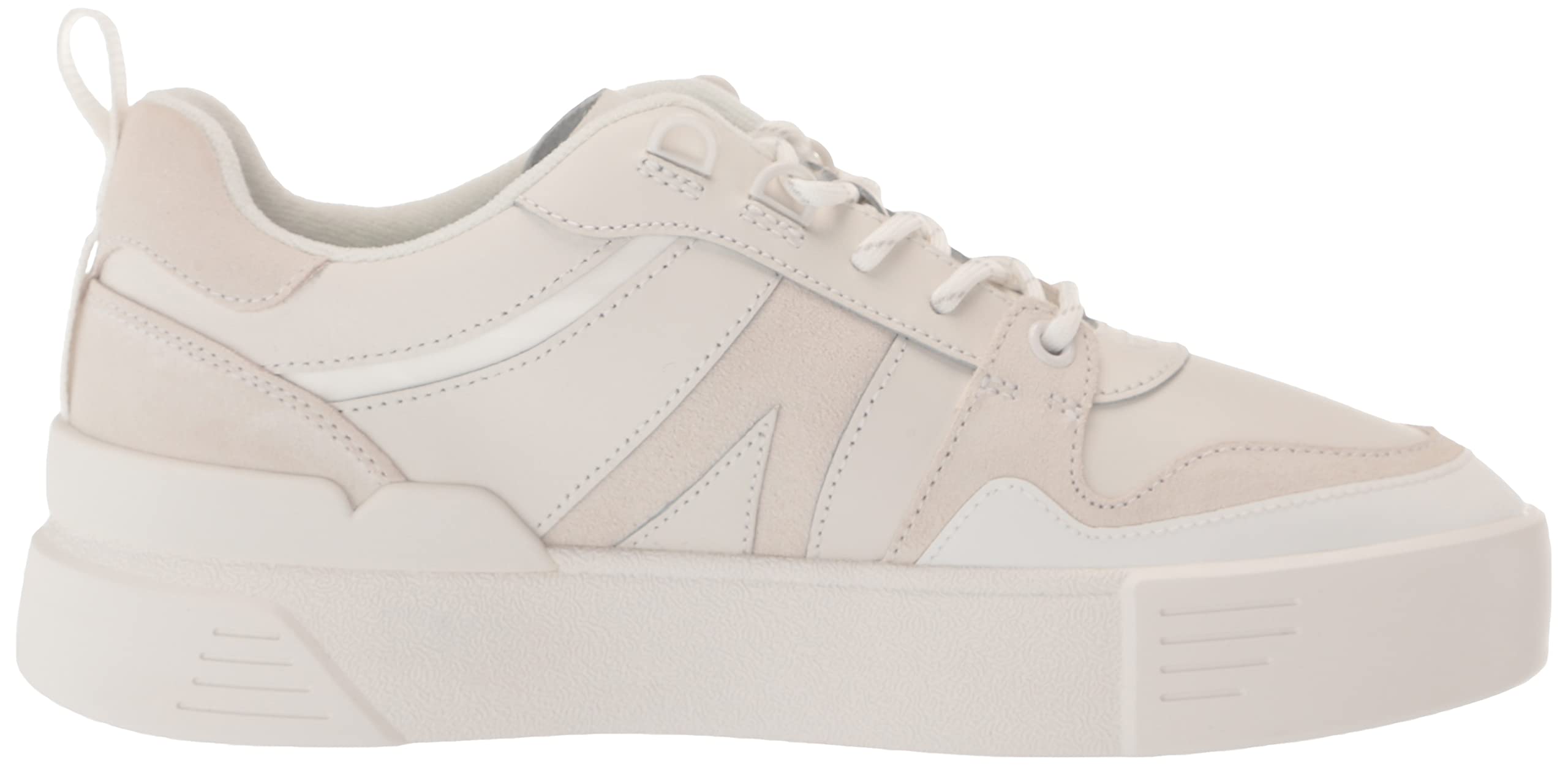Lacoste Women's L002 Leather Sneakers - Comfortable & Stylish White Casual Shoes for Walking, Work & Everyday Wear
