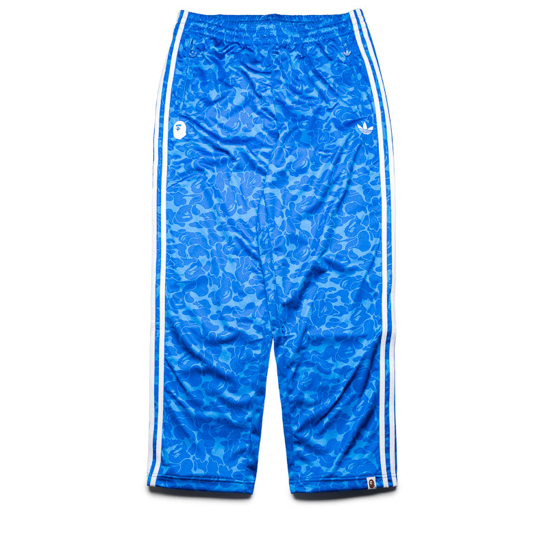BAPE x Adidas Firebird Track Pants - Blue Camo Streetwear Joggers for Men | Gym, Running & Casual Wear