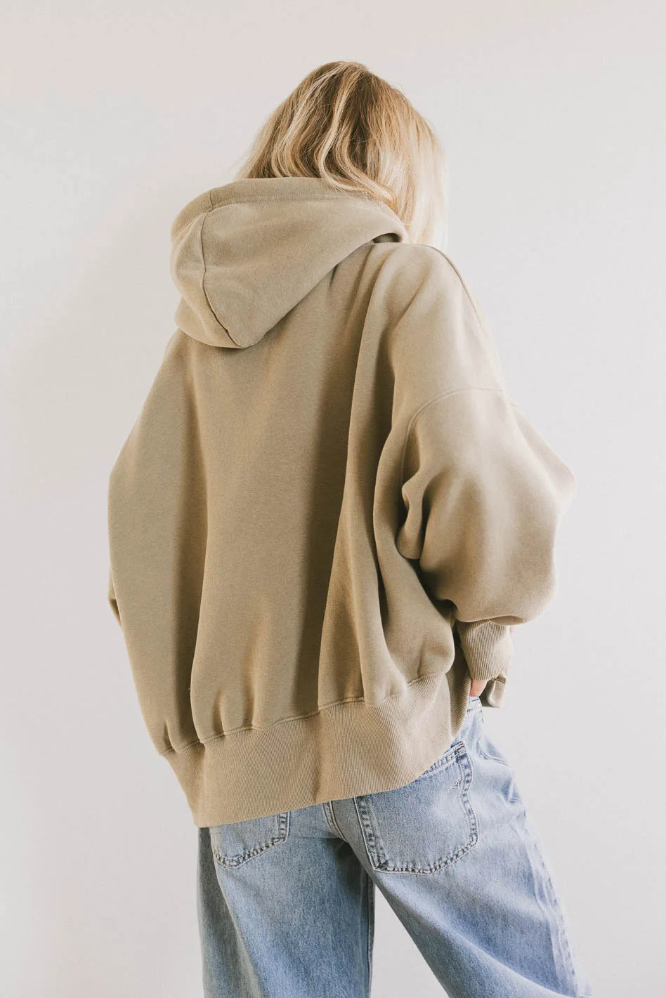 Andie Oversized Hoodie in Sage Green - Cozy Pullover Sweatshirt for Women | Perfect for Loungewear, Casual Outfits & Cold Weather Layering