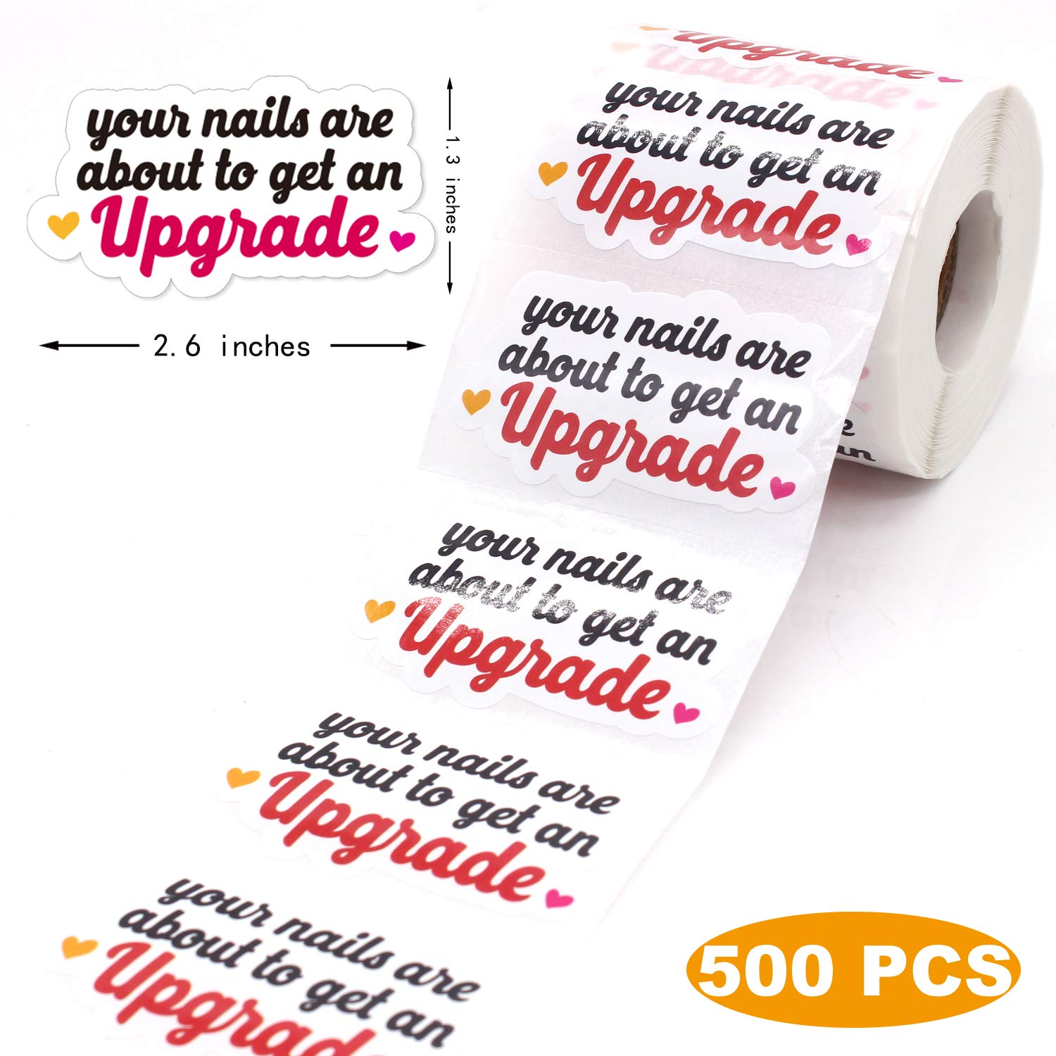 Handmade Sticker Pack for Small Business & Nail Packaging