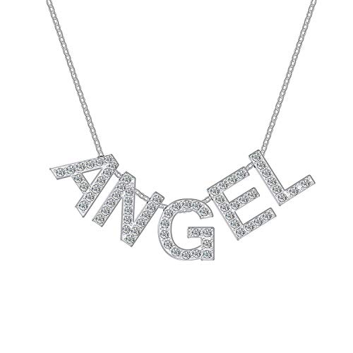 CZ Pave Letter - Silver