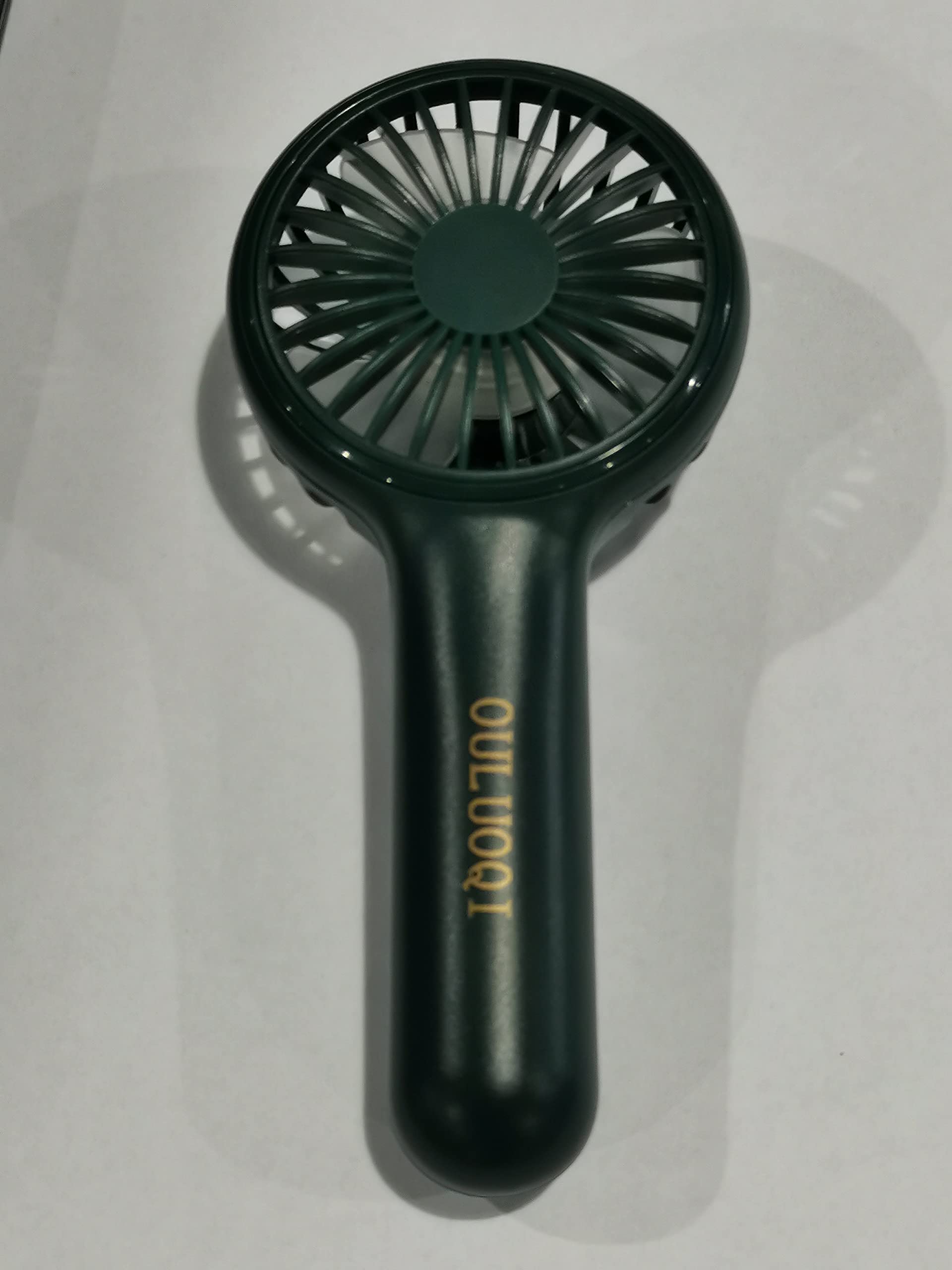 OULUOQI Mini Handheld Fan - USB Rechargeable, 3 Speed Adjustable, Portable Personal Fan with Cute Design | Perfect for Travel, Office, Outdoor & Summer Use