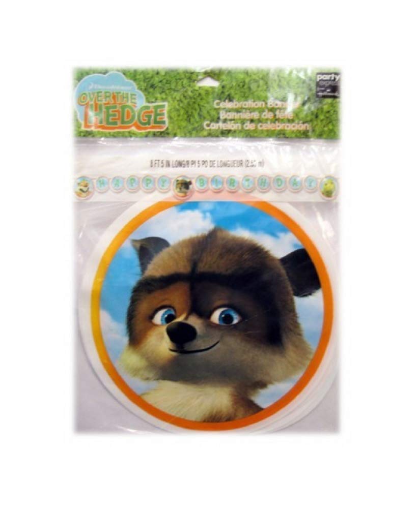 Over The Hedge Themed 8-Foot Birthday Banner - Perfect for Kids' Parties, Movie Nights & Themed Decorations