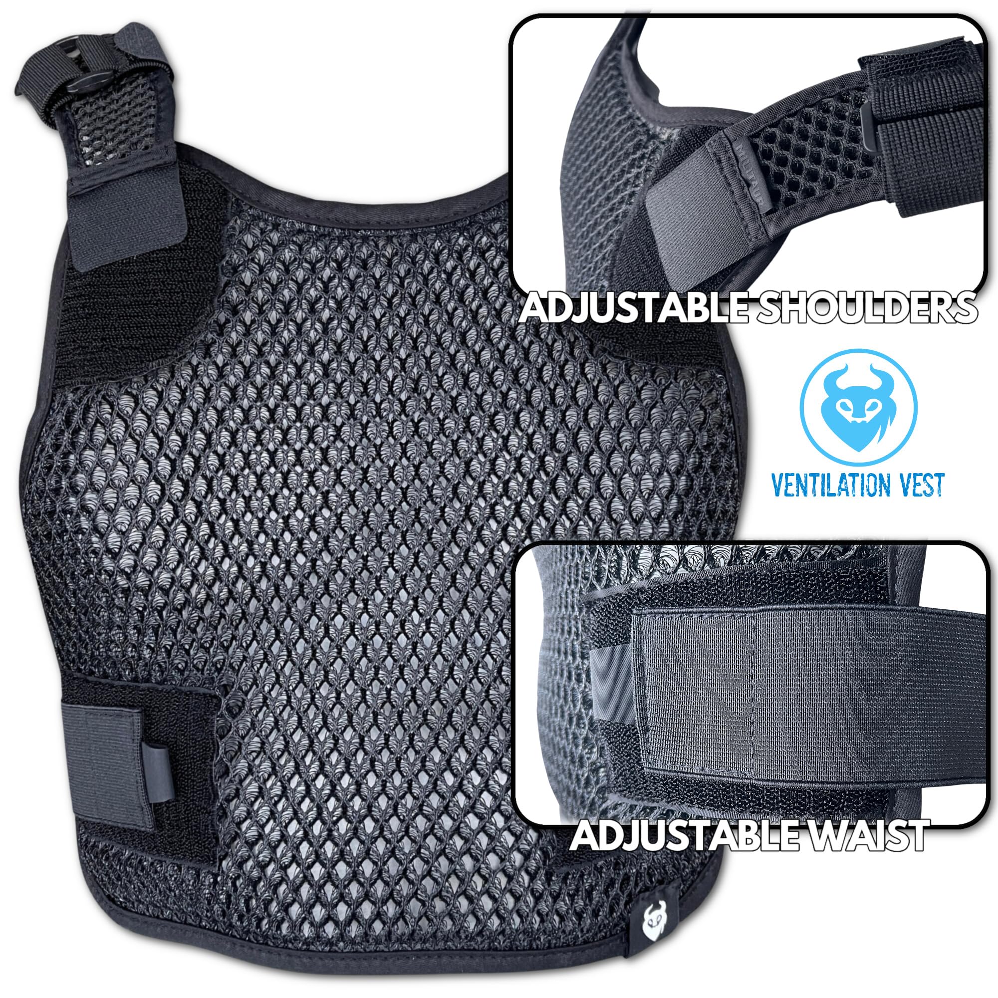MILITAUR Adjustable Ventilation Tactical Vest - Breathable Mesh Design for Enhanced Airflow Under Body Armor | Ideal for Military, Law Enforcement & Outdoor Activities