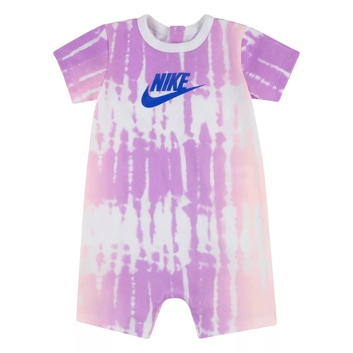 Nike Kids Baby Girl's Printed Romper - Arctic Punch Design - 3 Months Infant Outfit | Perfect for Playdates, Family Photos & Everyday Comfort