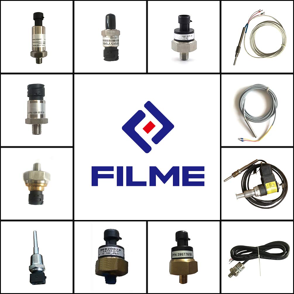 36920825 Pressure Sensor 100PSI - Replacement Transmitter for Screw Air Compressor | Industrial Air System Monitoring & Maintenance