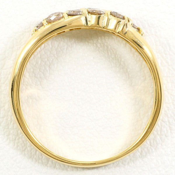 18K Yellow Gold Brown Diamond Ring for Women - Elegant & Unique Engagement, Wedding, Anniversary Jewelry Gift - Perfect for Special Occasions & Everyday Wear