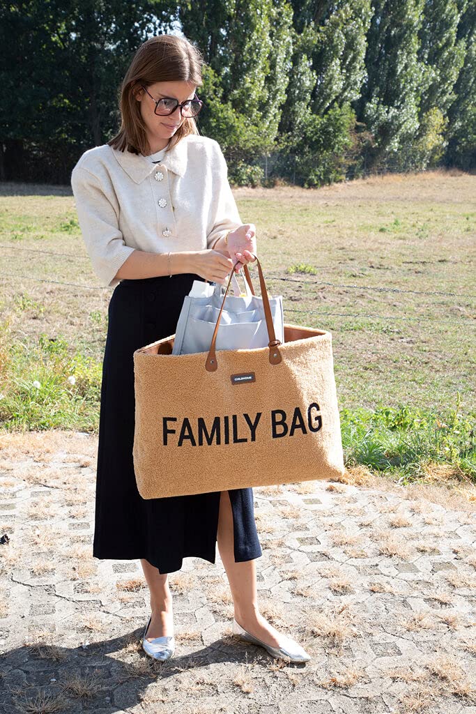 Childhome Mommy Bag - Large Diaper Bag for Baby Changing, Travel & On-the-Go Essentials | Perfect for Moms, Dads & Caregivers | Waterproof & Spacious Organization for Outings, Daycare & Family Trips