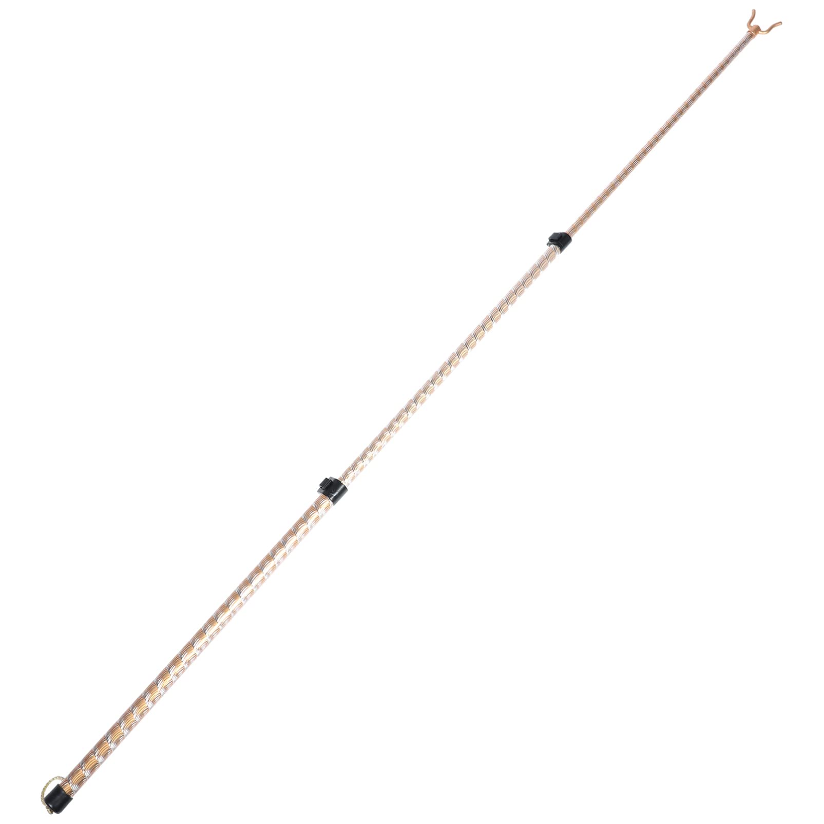 **Retractable Long Reach Stick - Extendable Aluminum Alloy Closet Pole with Hook for Clothing Rack - Perfect for High Shelves, Ceiling Fans & Hard-to-Reach Areas**