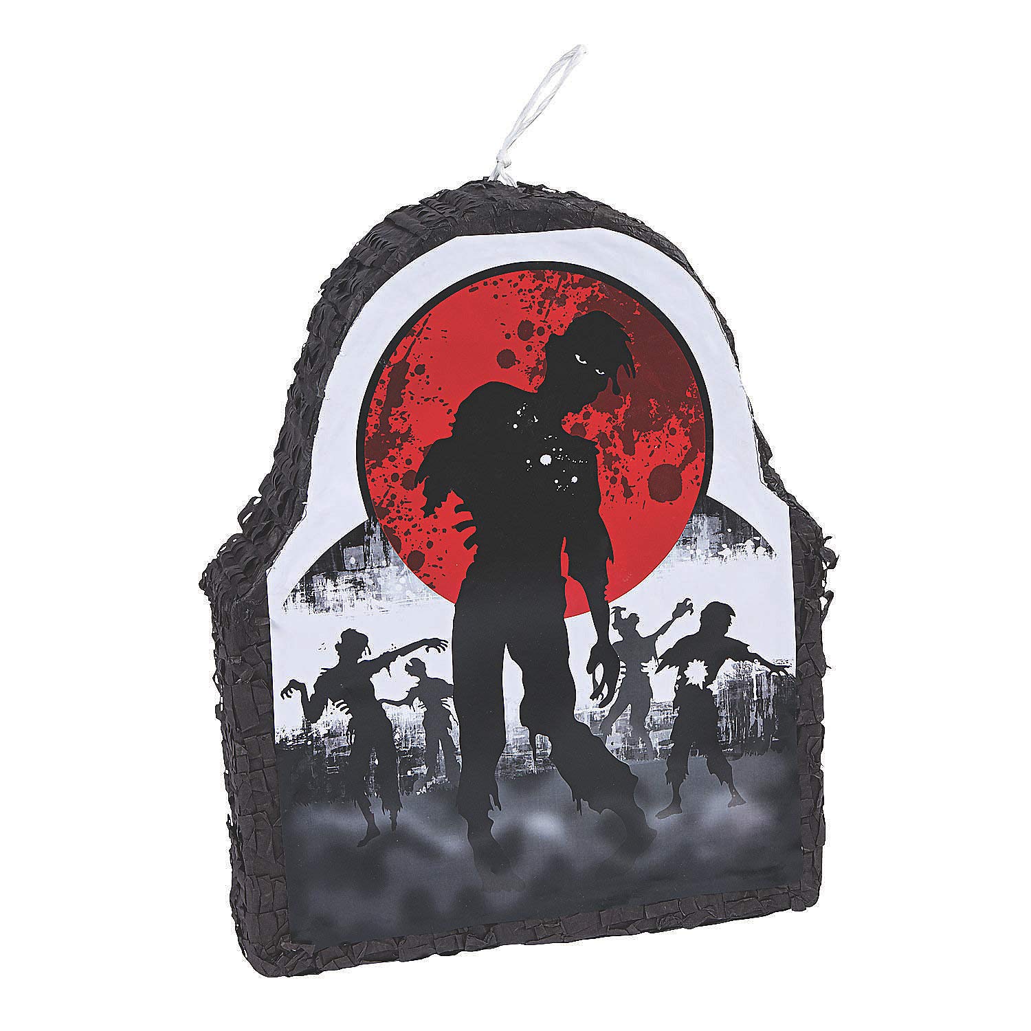 Zombie Piñata with Hanger - Scary Halloween Party Decorations & Birthday Party Games for Kids & Adults - Perfect for Halloween Parties, Themed Events & Spooky Celebrations