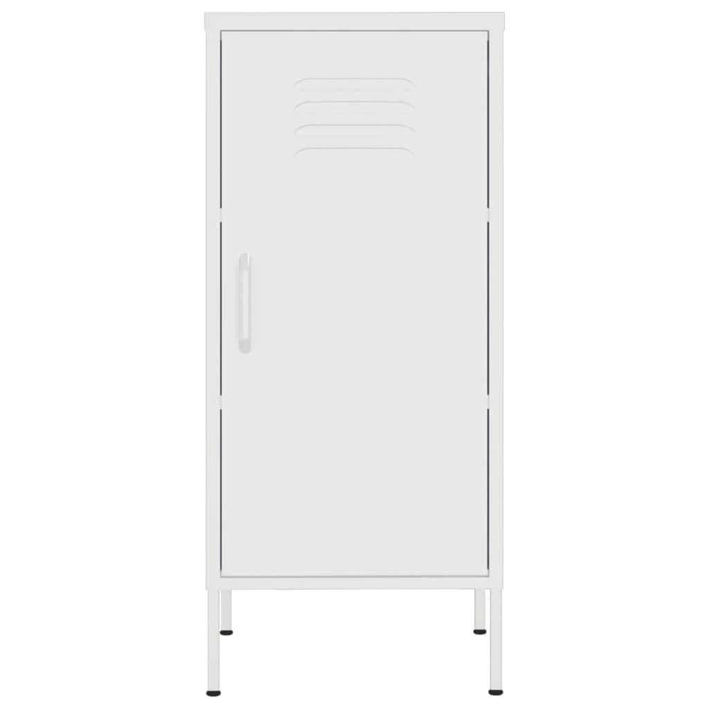 White Steel Storage Cabinet 16.7