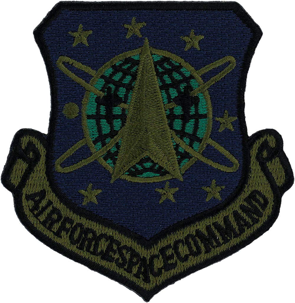 USAF Air Force Space Command Subdued Morale Patch - Military Collectible, Tactical Gear Accessory for Uniforms, Hats & Backpacks | Perfect for Veterans, Enthusiasts & Cosplay