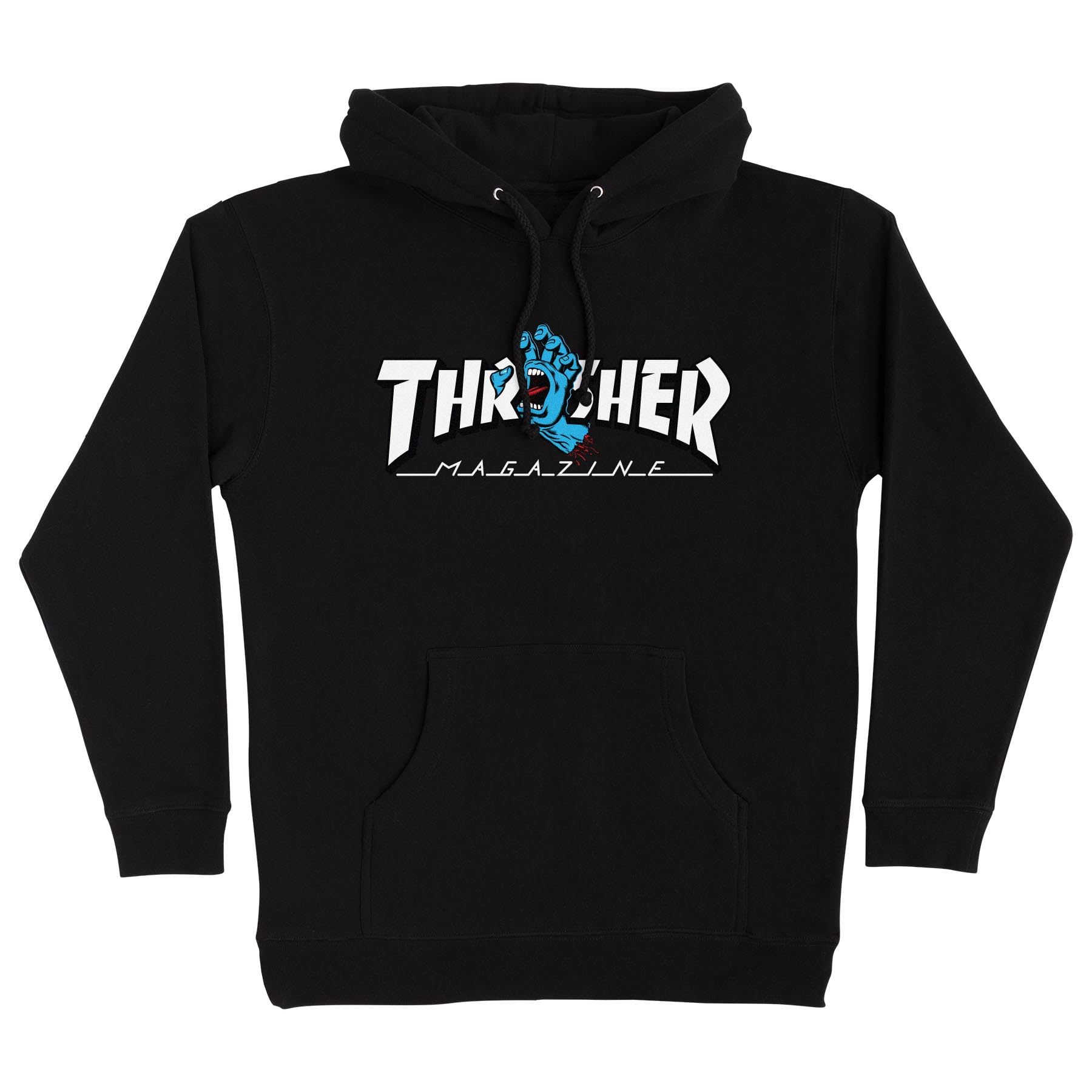 Santa Cruz x Thrasher Screaming Logo Hoodie - Men's & Women's Streetwear Pullover Sweatshirt for Skateboarding & Urban Fashion