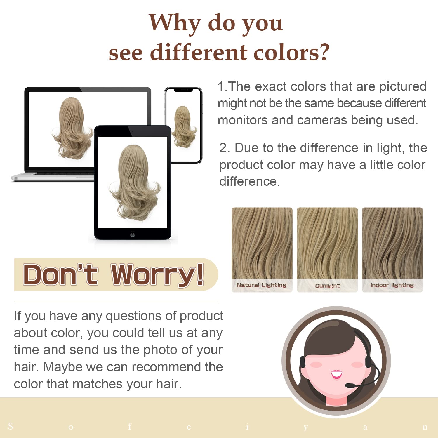 Clip-In Synthetic Claw Hair Extension - 13
