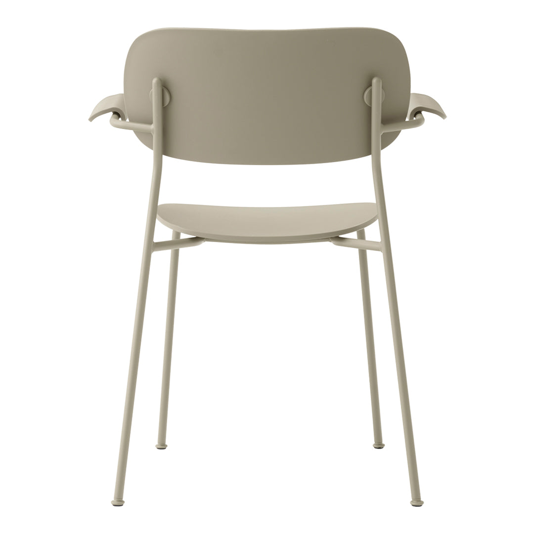 Outdoor Dining Chair with Armrest - Weather-Resistant Patio Furniture for Garden, Backyard, and Poolside Use