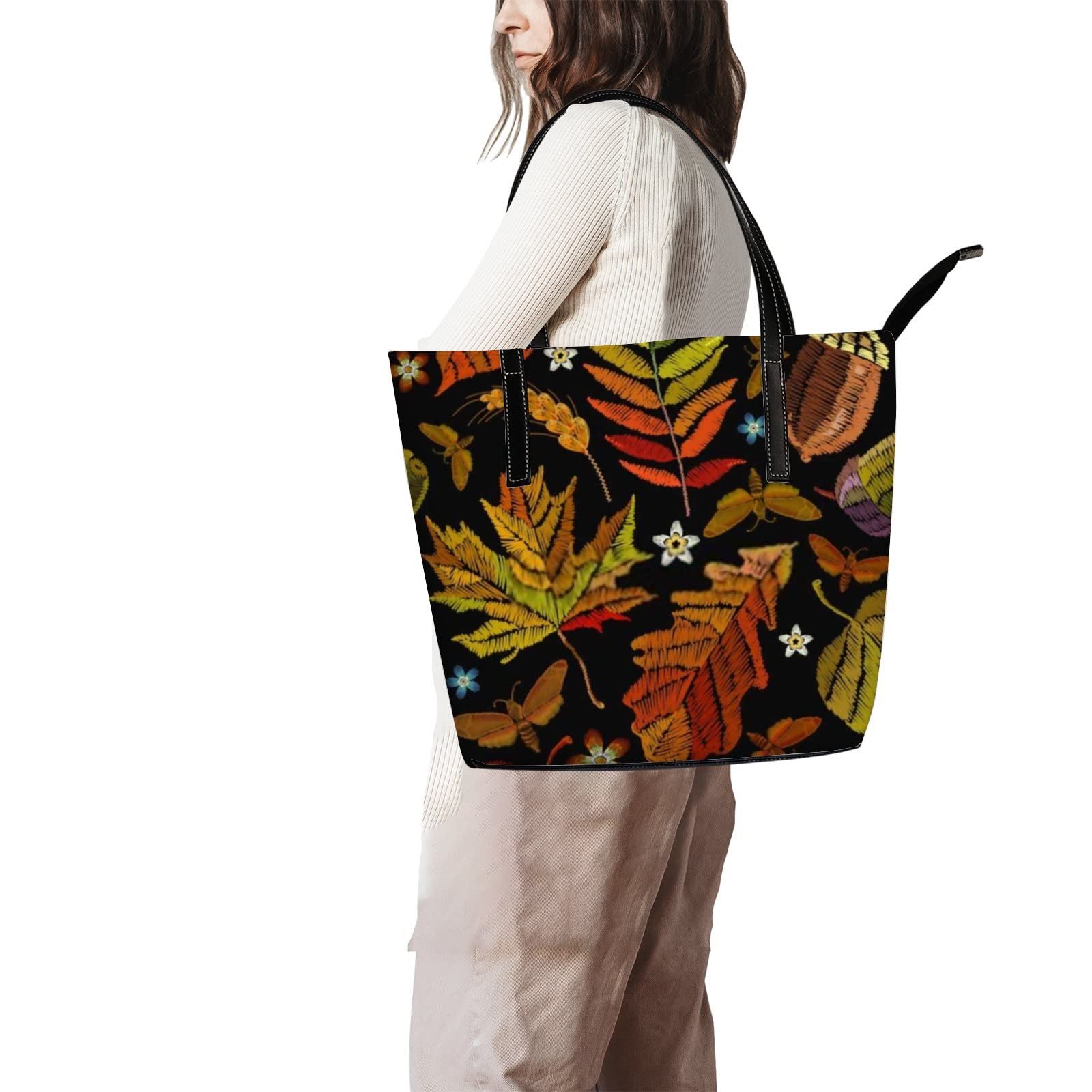 Premium Genuine Leather Tote Bag for Women - Stylish Crossbody Handbag with Adjustable Strap - Perfect for Work, Travel & Everyday Use