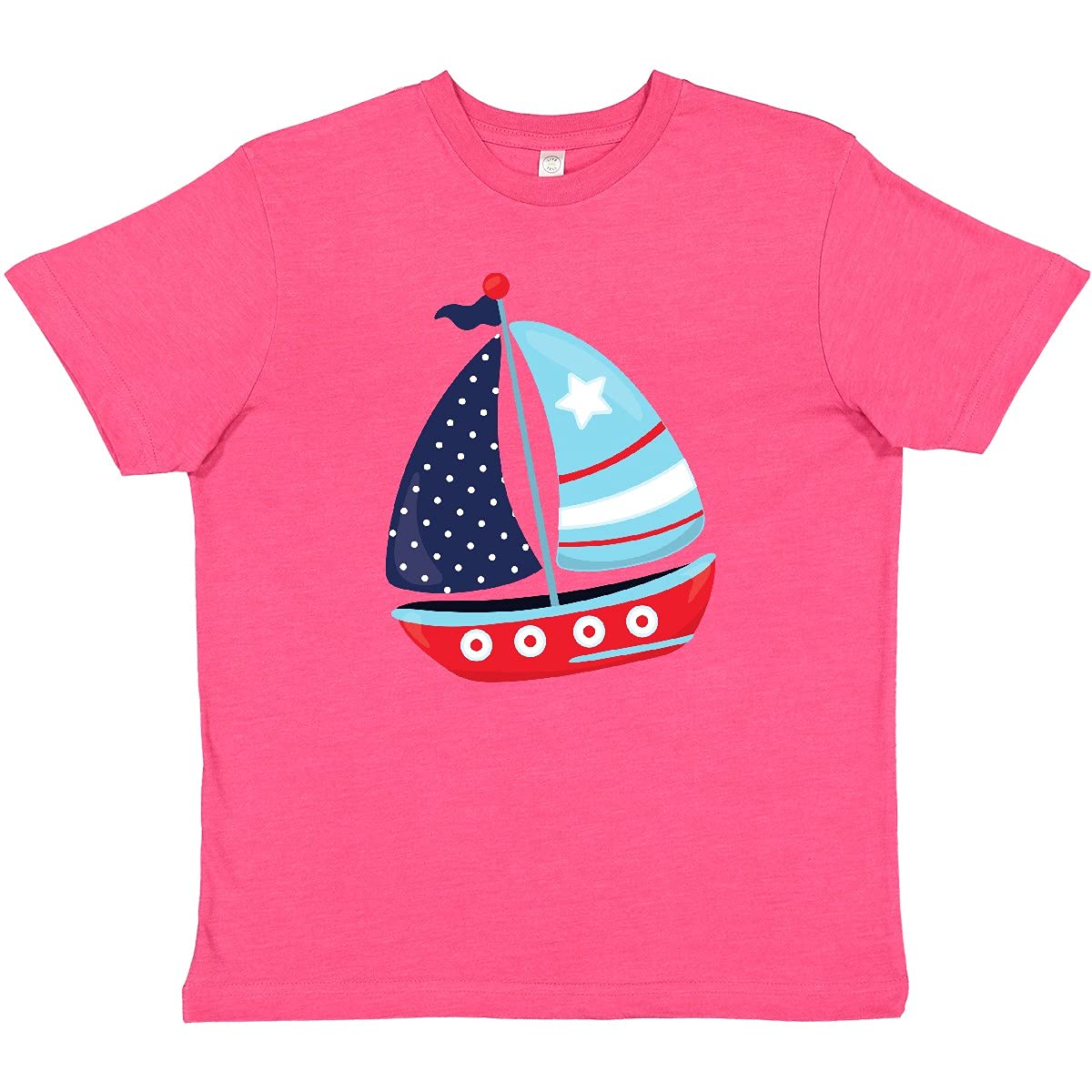 Sailboat Youth T-Shirt - Nautical Sailing Design for Kids